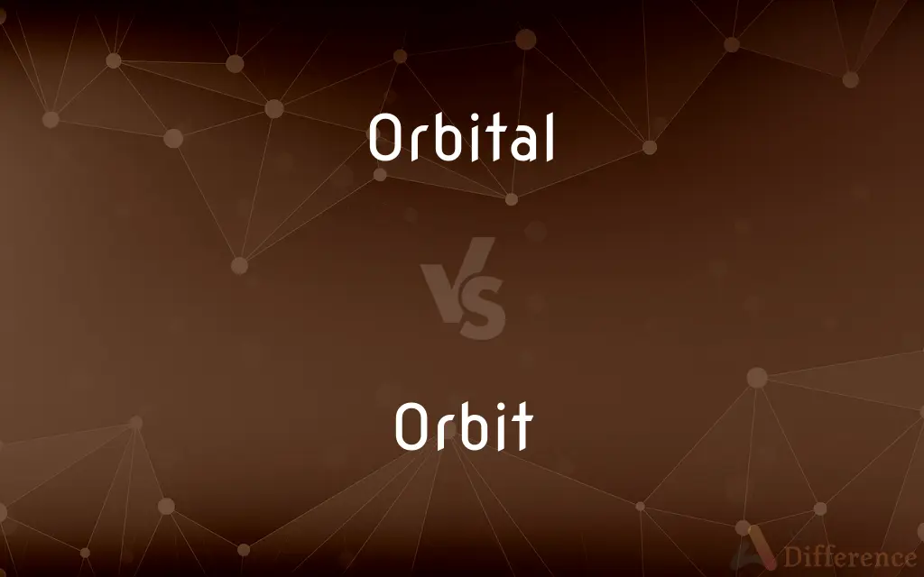 Orbital vs. Orbit — What's the Difference?