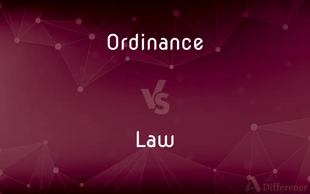 Ordinance vs. Law — What's the Difference?