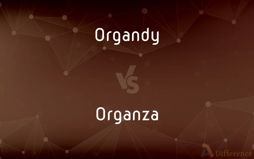 Organdy vs. Organza — What's the Difference?