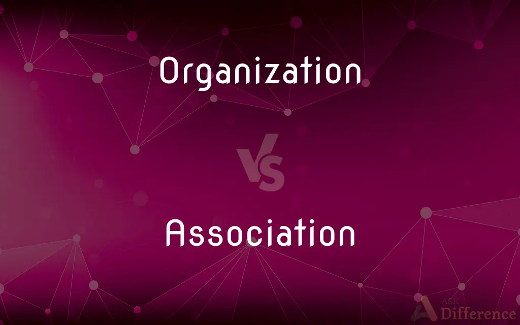 Organization vs. Association — What's the Difference?