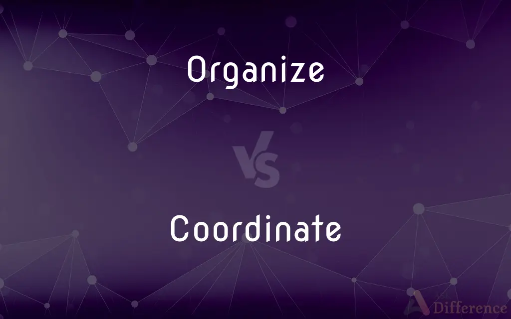 Organize vs. Coordinate