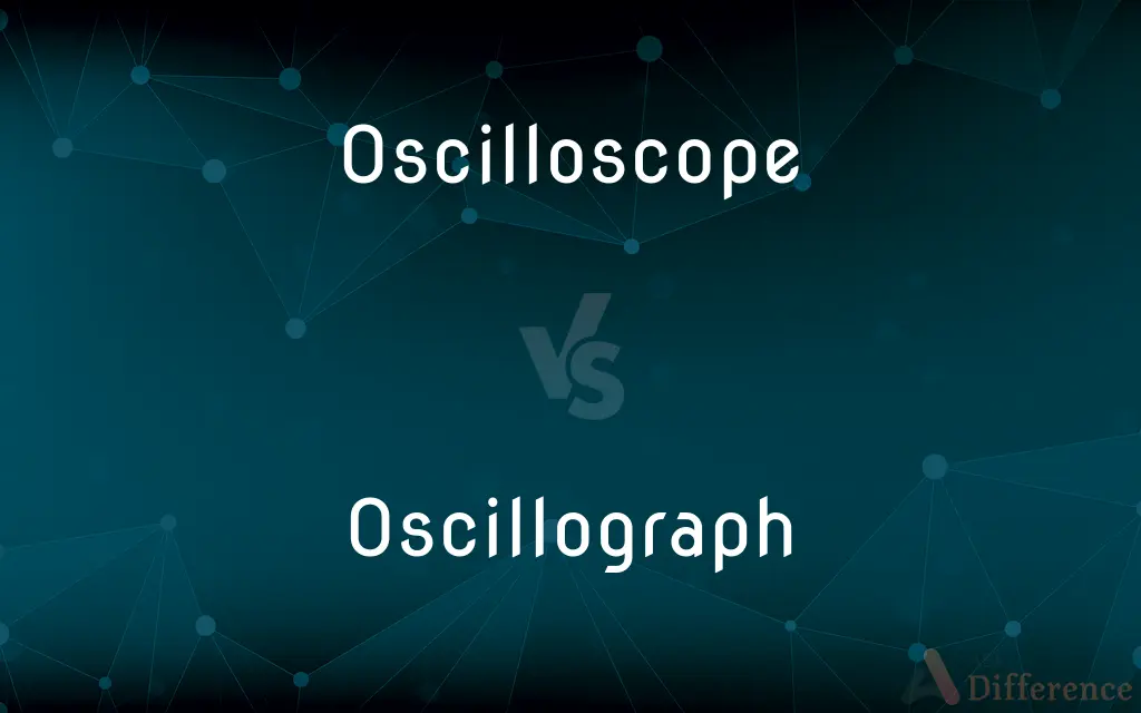 Oscilloscope vs. Oscillograph — What's the Difference?