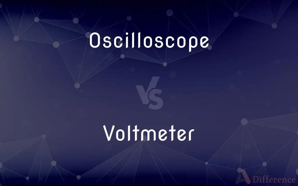Oscilloscope vs. Voltmeter — What's the Difference?