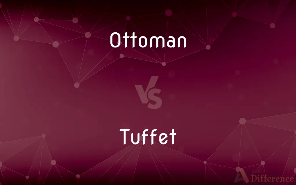Ottoman vs. Tuffet — What's the Difference?