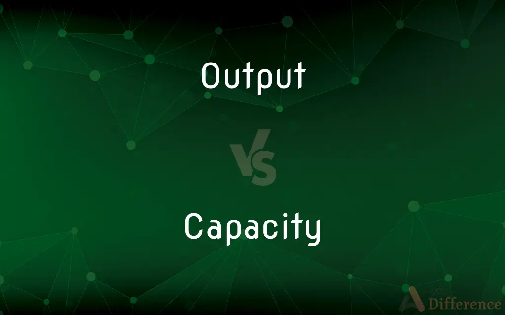 Output vs. Capacity — What's the Difference?