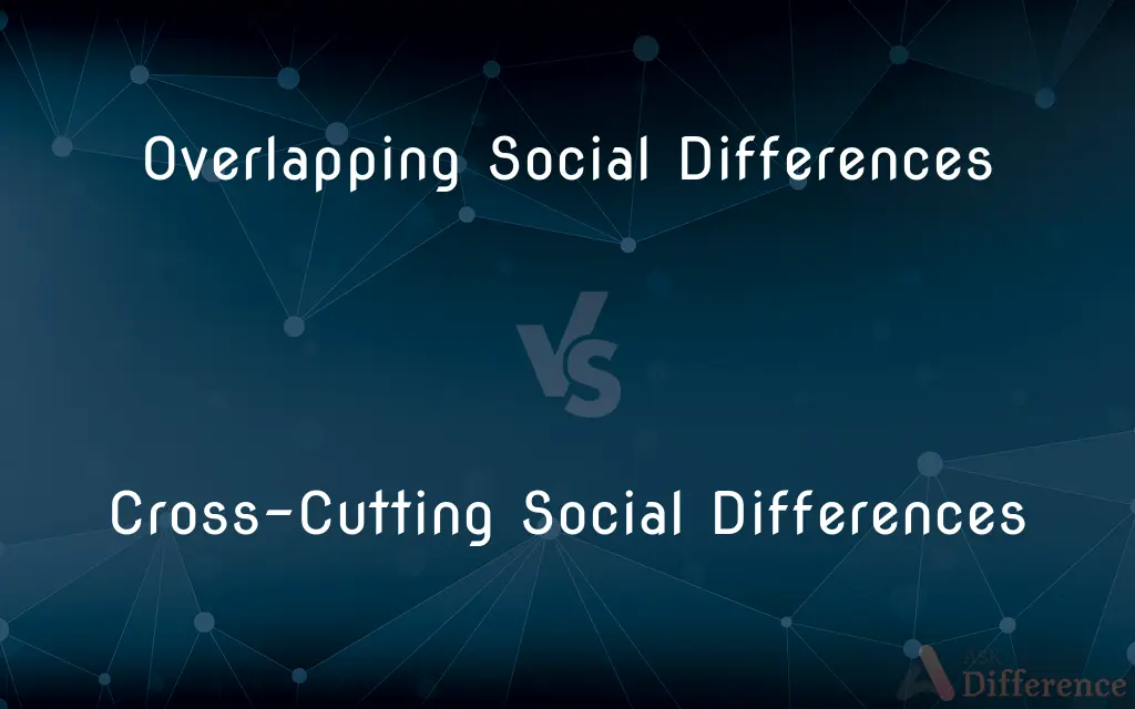 Overlapping Social Differences vs. Cross-Cutting Social Differences — What's the Difference?