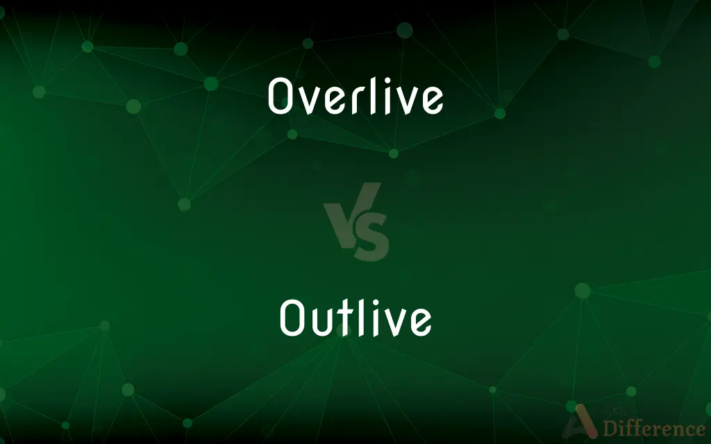Overlive vs. Outlive — What's the Difference?