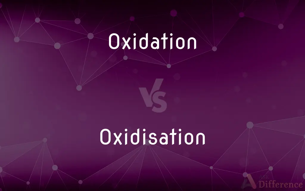 Oxidation vs. Oxidisation — What's the Difference?