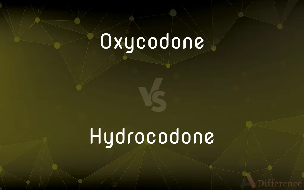 Oxycodone vs. Hydrocodone — What's the Difference?