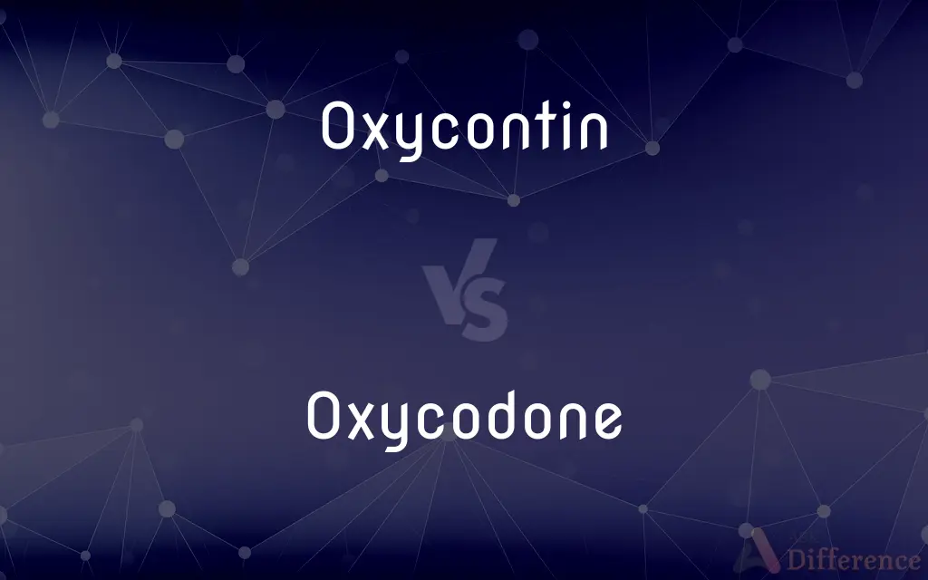 Oxycontin vs. Oxycodone — What's the Difference?