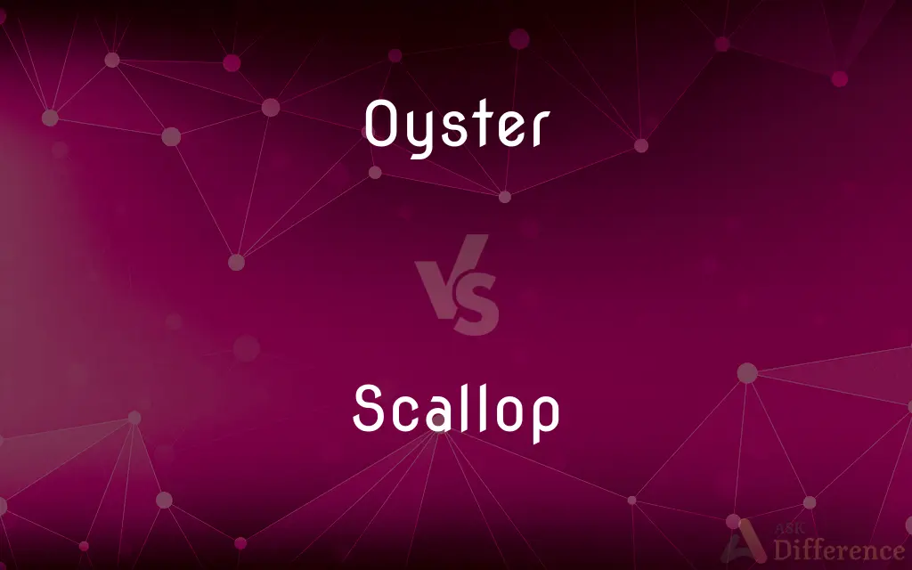 Oyster vs. Scallop — What's the Difference?
