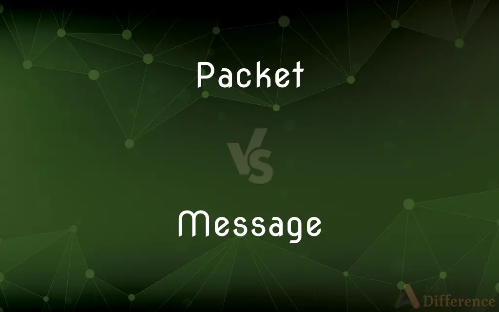 Packet vs. Message — What's the Difference?