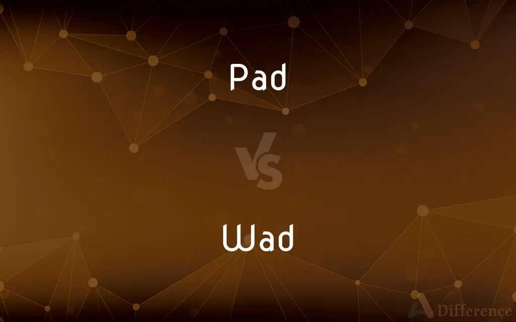 Pad vs. Wad — What's the Difference?
