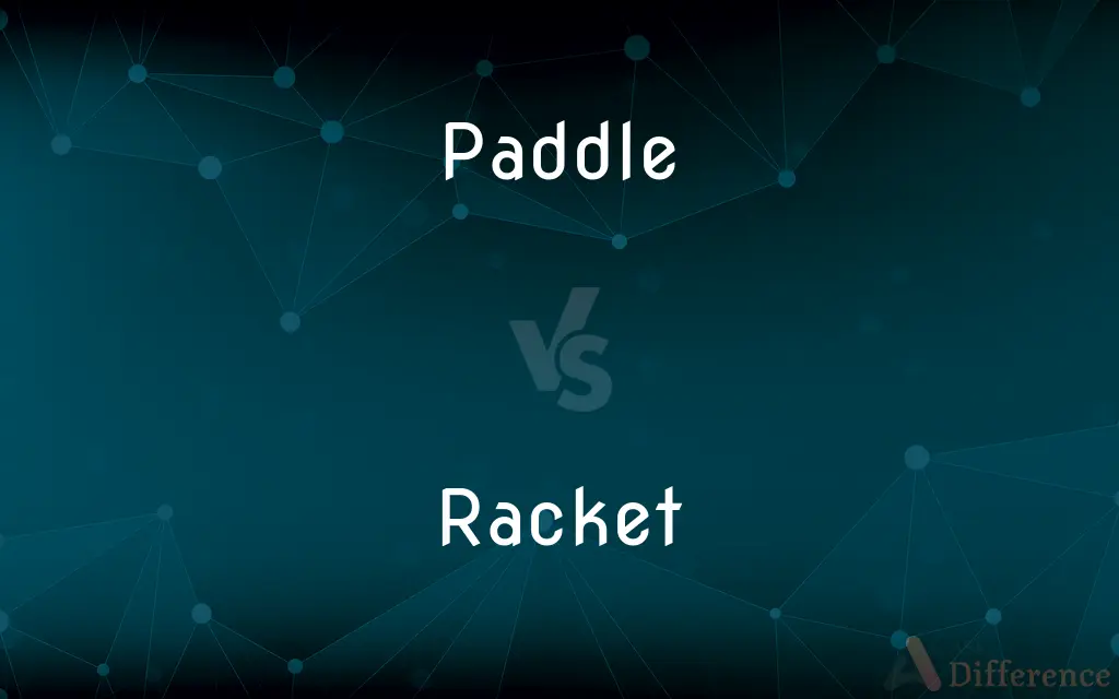 Paddle vs. Racket — What's the Difference?