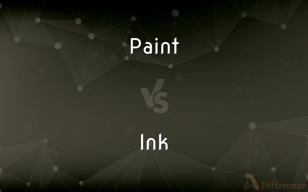 Paint vs. Ink — What's the Difference?