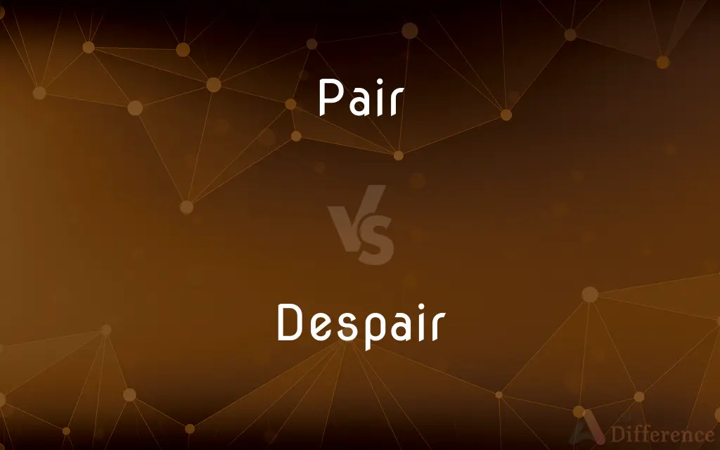 Pair vs. Despair — What's the Difference?