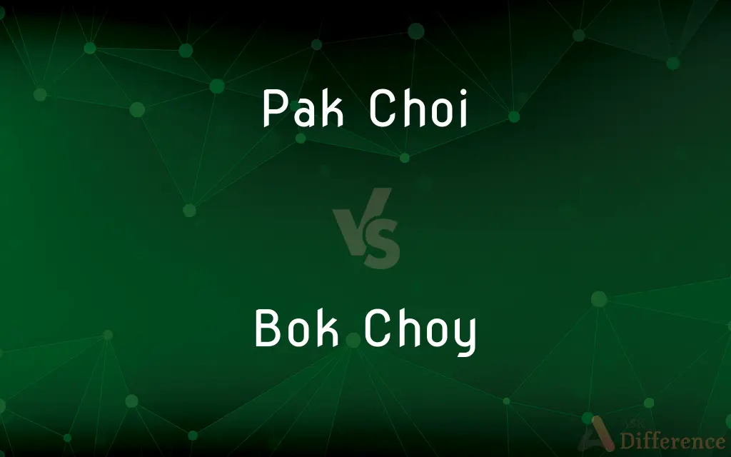 Pak Choi vs. Bok Choy — What's the Difference?