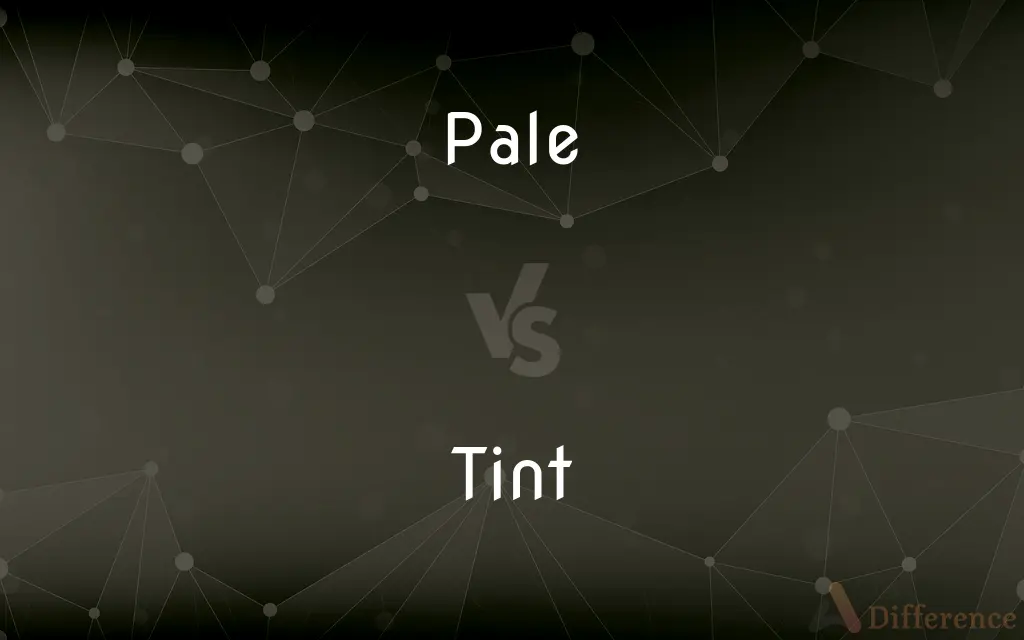 Pale vs. Tint — What's the Difference?