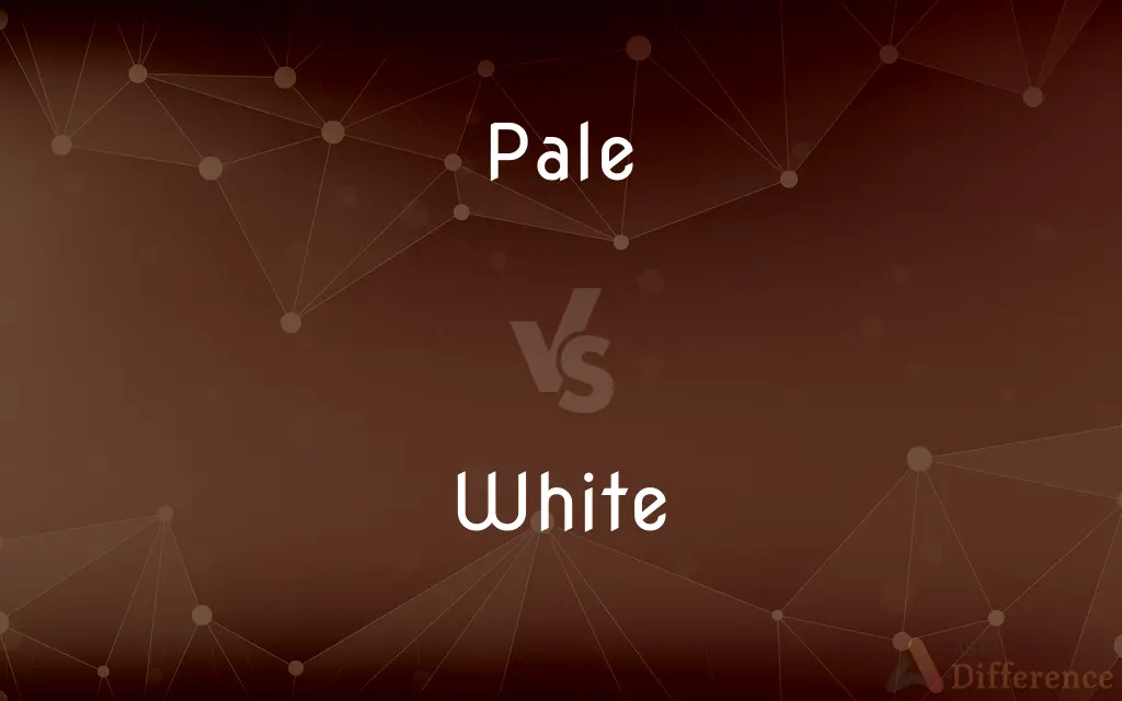 Pale vs. White — What's the Difference?