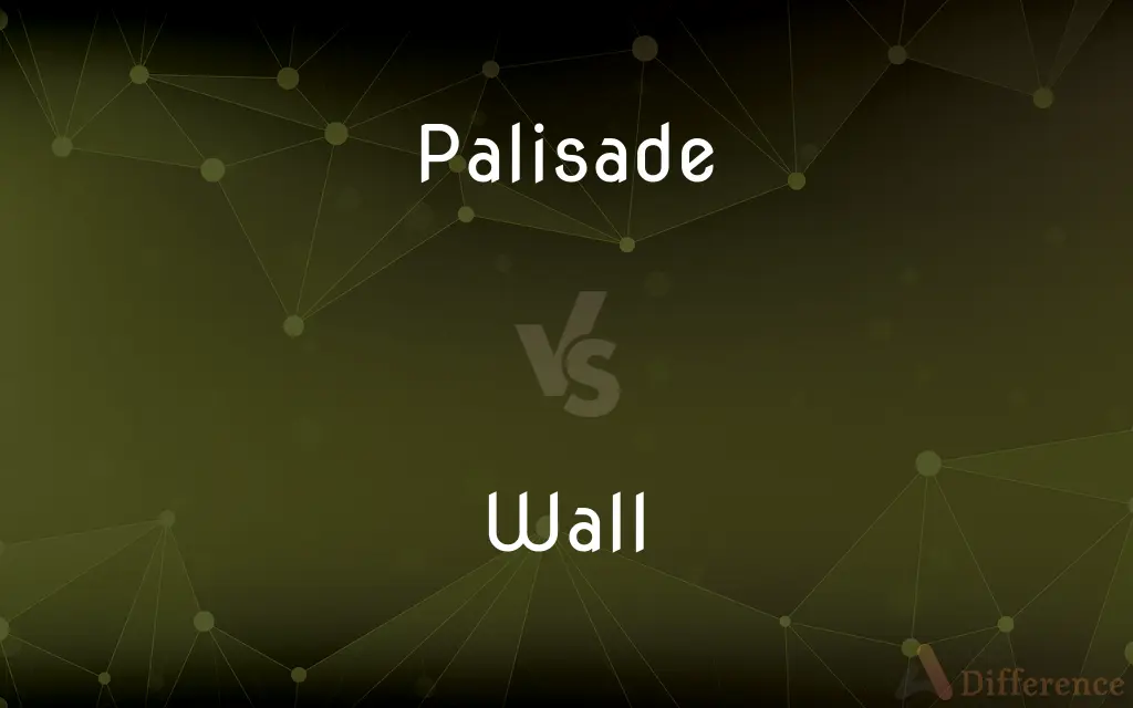 Palisade vs. Wall — What's the Difference?
