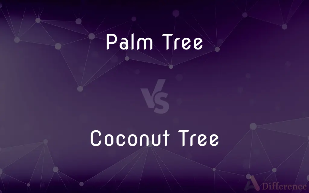 Palm Tree vs. Coconut Tree — What's the Difference?
