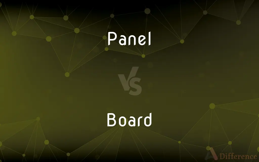 Panel vs. Board — What's the Difference?