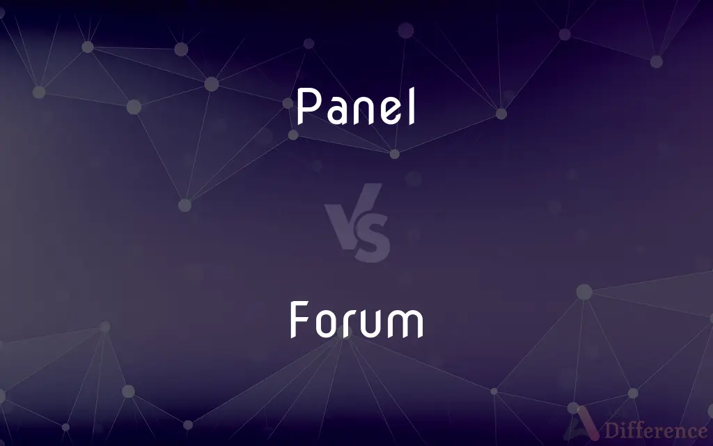 Panel vs. Forum — What's the Difference?