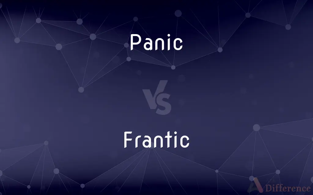 Panic vs. Frantic — What's the Difference?