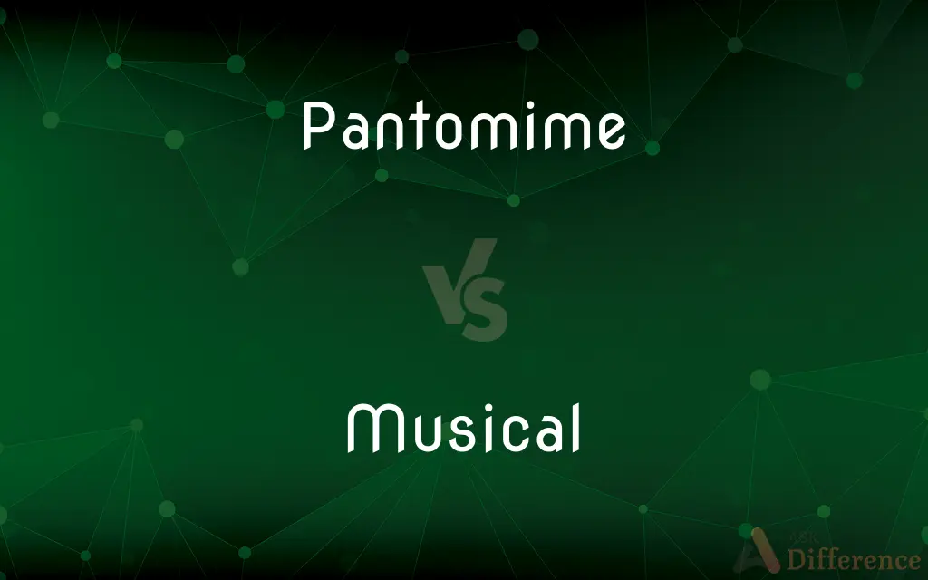 Pantomime vs. Musical — What's the Difference?