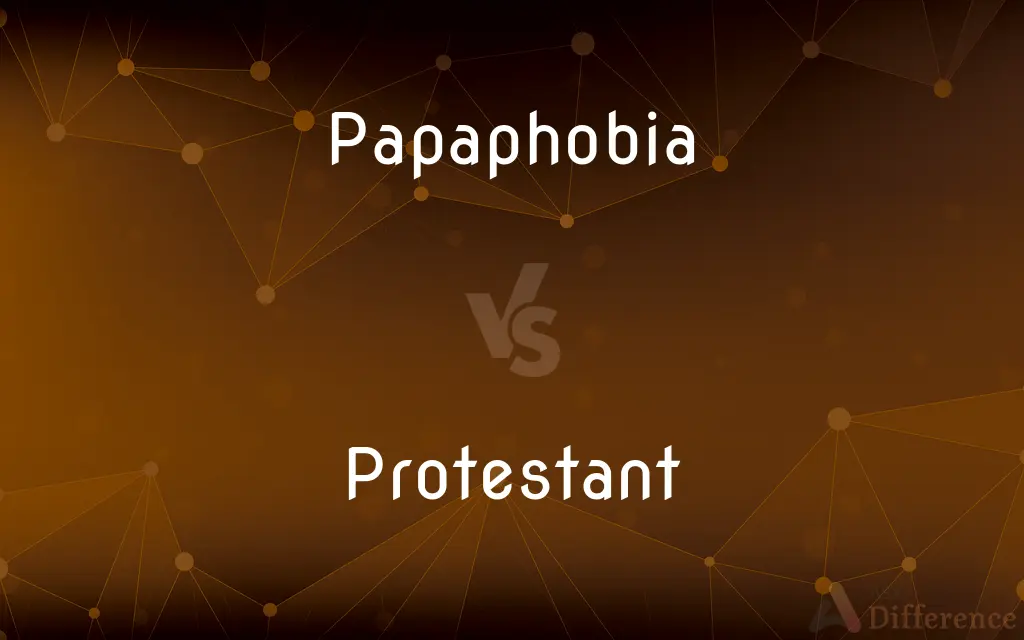 Papaphobia vs. Protestant — What's the Difference?