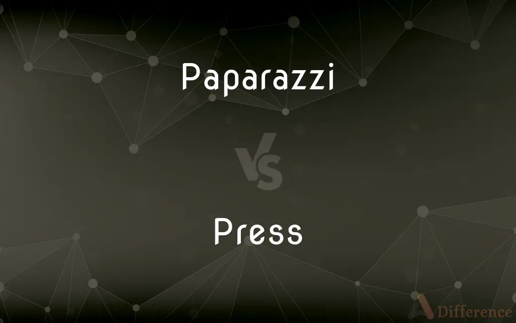 Paparazzi vs. Press — What's the Difference?