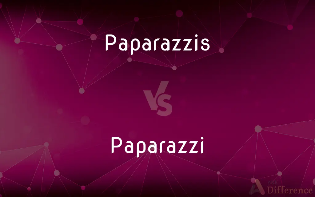 Paparazzis vs. Paparazzi — Which is Correct Spelling?