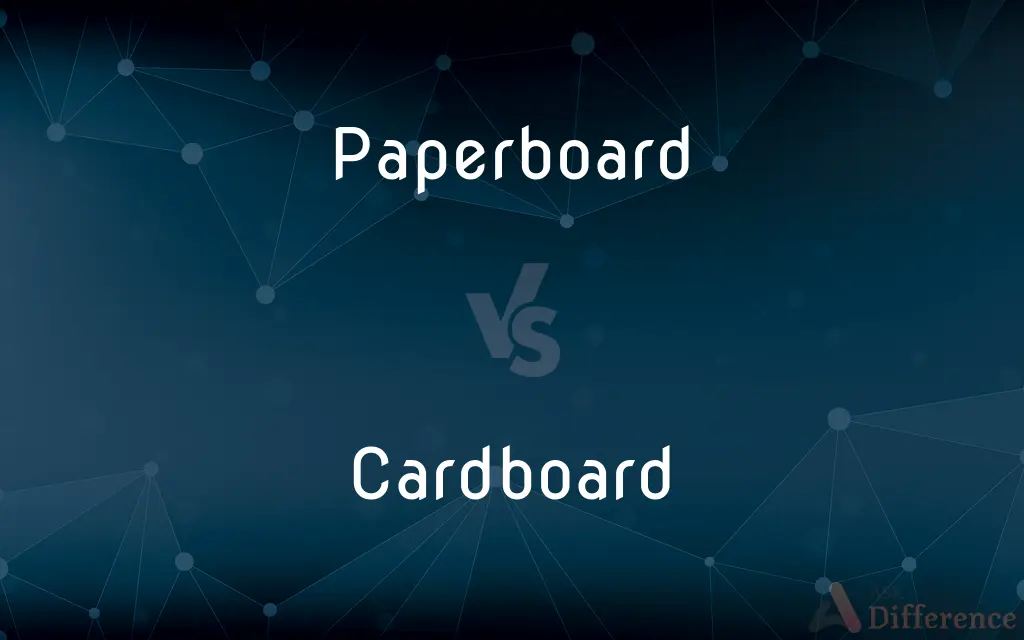 Paperboard vs. Cardboard — What's the Difference?