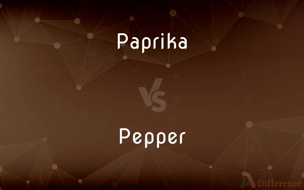 Paprika vs. Pepper — What's the Difference?
