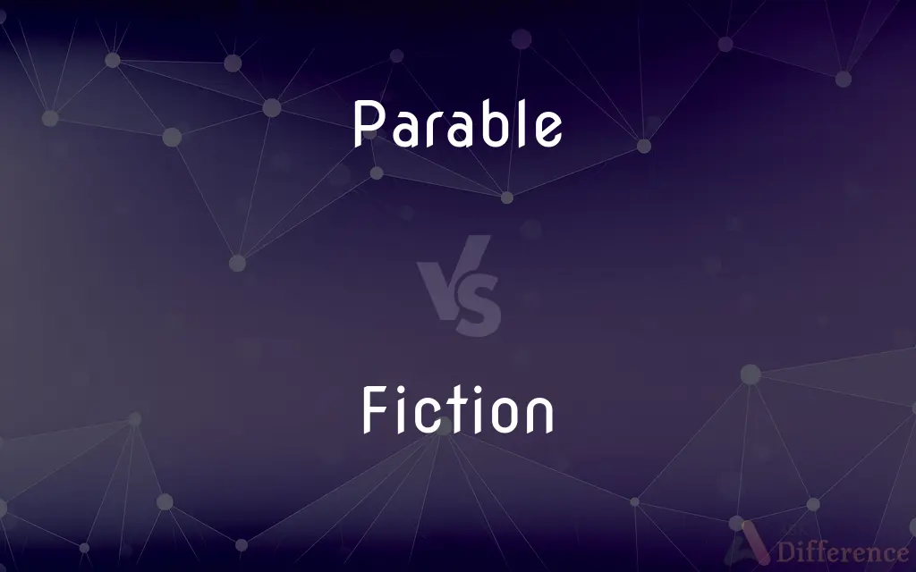 Parable vs. Fiction — What's the Difference?