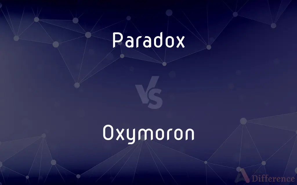 Paradox vs. Oxymoron — What's the Difference?