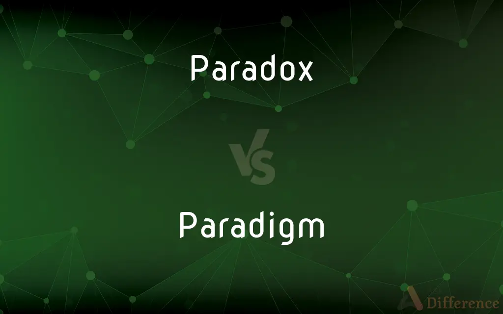 Paradox vs. Paradigm — What's the Difference?