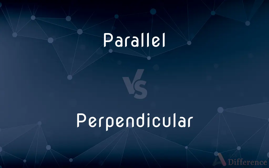 Parallel vs. Perpendicular — What's the Difference?