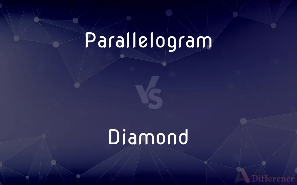 Parallelogram vs. Diamond — What's the Difference?