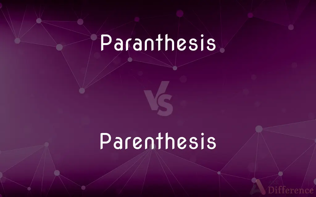 Paranthesis vs. Parenthesis — Which is Correct Spelling?