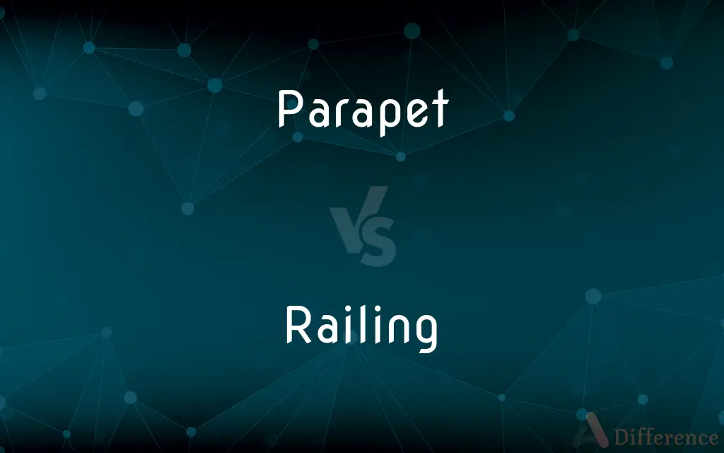 Parapet vs. Railing — What's the Difference?