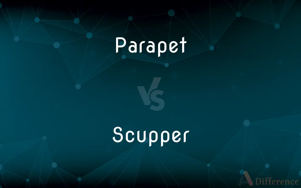 Parapet vs. Scupper — What's the Difference?