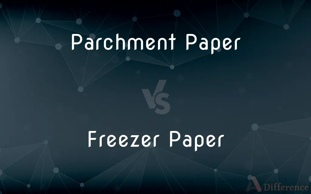 Parchment Paper vs. Freezer Paper — What's the Difference?