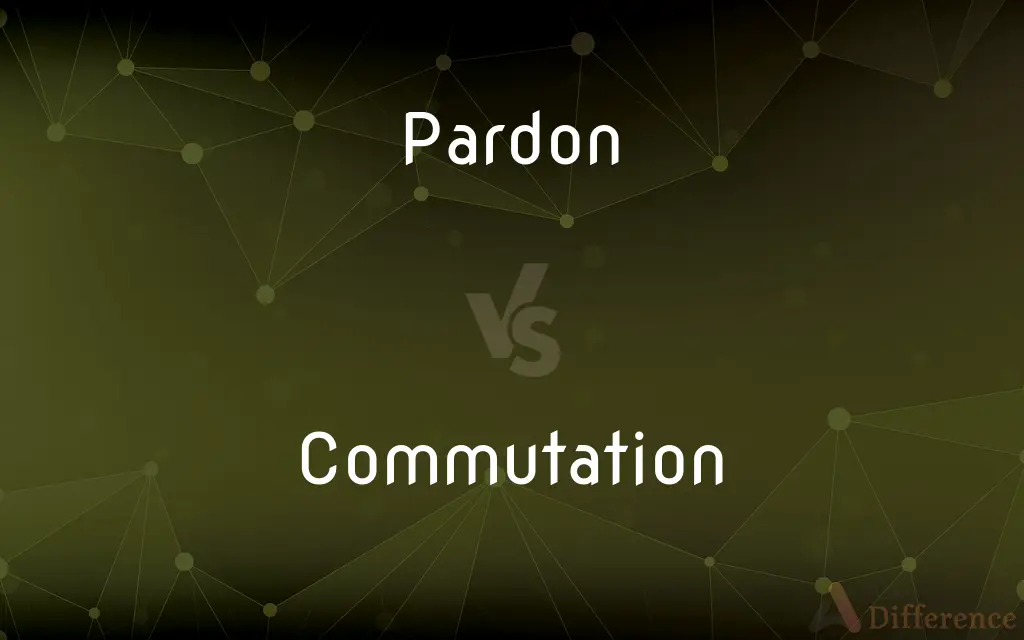 Pardon vs. Commutation — What's the Difference?