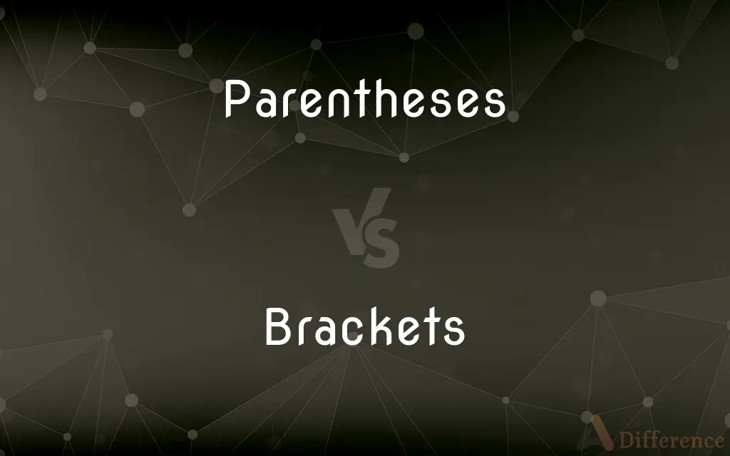 Parentheses vs. Brackets — What's the Difference?