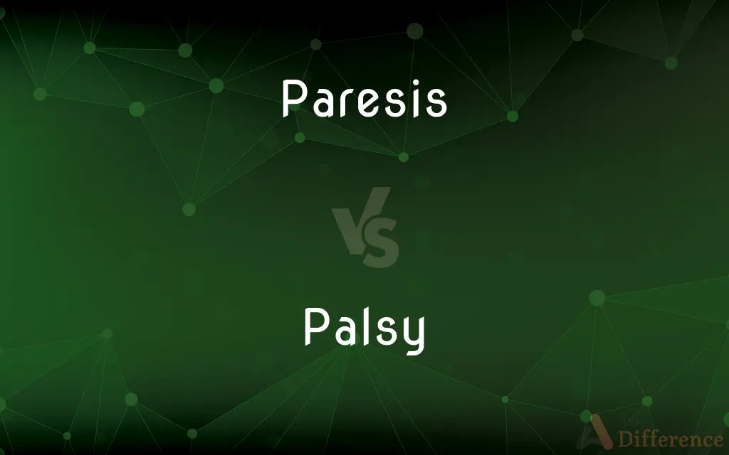 Paresis vs. Palsy — What's the Difference?