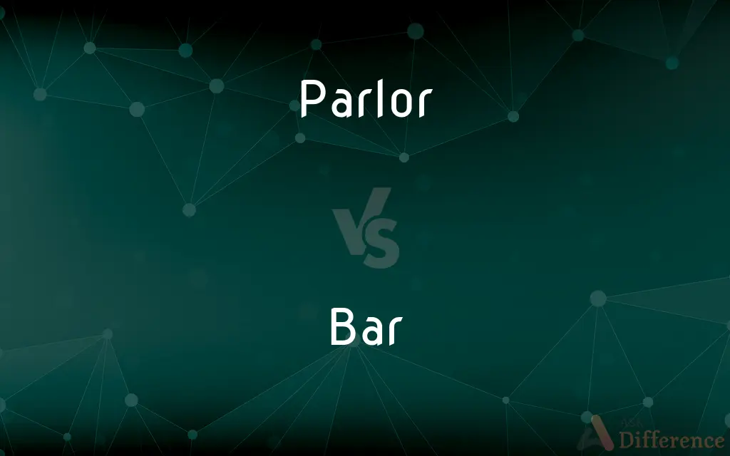 Parlor vs. Bar — What's the Difference?