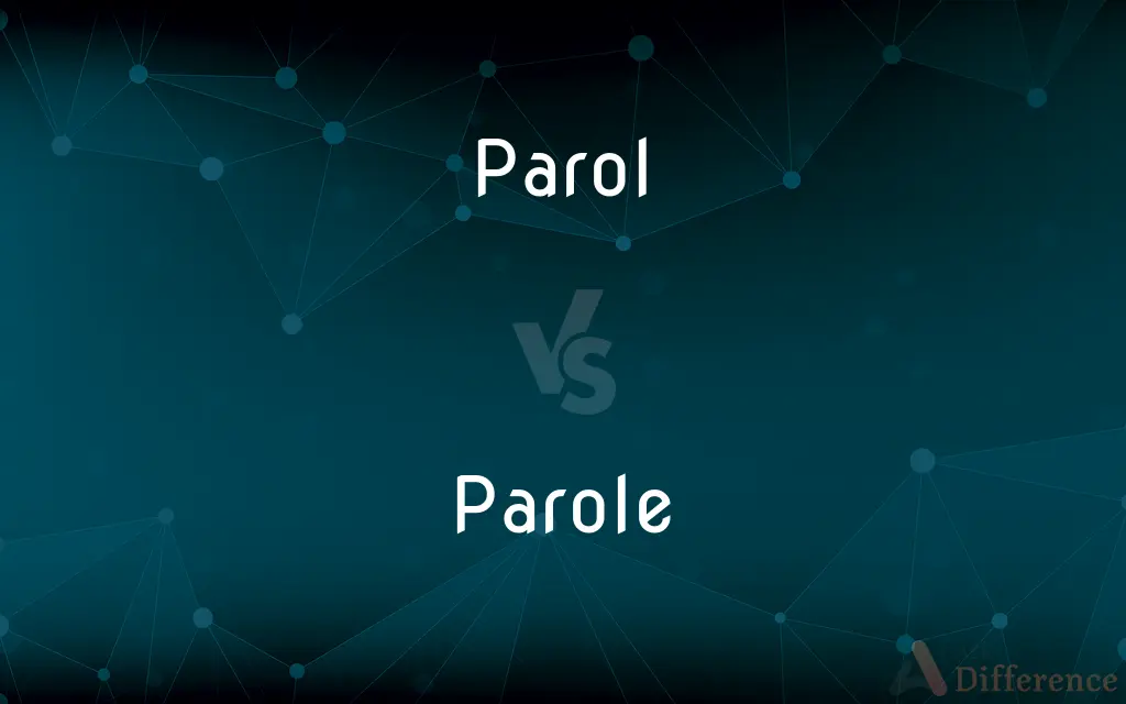 Parol vs. Parole — What's the Difference?