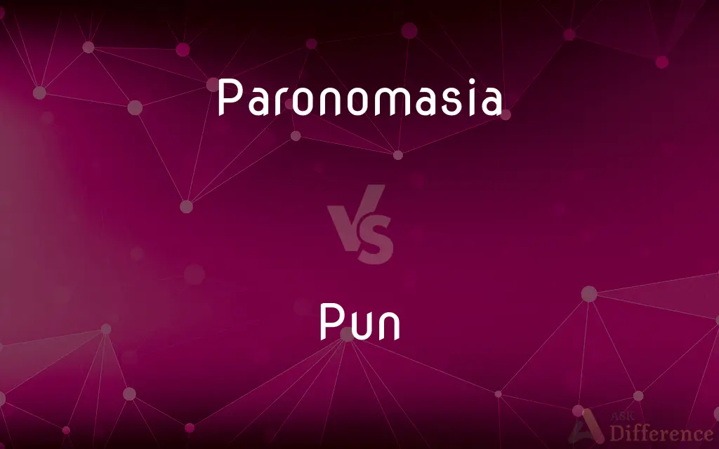 Paronomasia vs. Pun — What's the Difference?