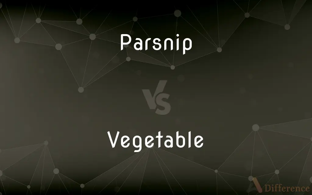 Parsnip vs. Vegetable — What's the Difference?